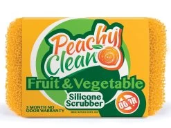 Peachy Clean Fruit & Veggie Scrubber