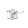 All-Clad D5 Brushed Stainless Steel Saucepan & Lid | 1.5 Qt. -Cookware & Knives Shop 1.5quart