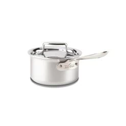 All-Clad D5 Brushed Stainless Steel Saucepan & Lid | 1.5 Qt.