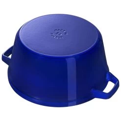 Staub Stackable Cocotte, Braiser, And Grill Pan With Lid | Dark Blue -Cookware & Knives Shop 1010769 0