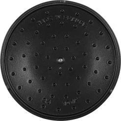 Staub Stackable Cocotte, Braiser, And Grill Pan With Lid | Black -Cookware & Knives Shop 1021322 10