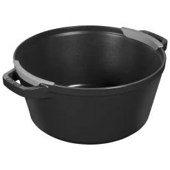 Staub Stackable Cocotte, Braiser, And Grill Pan With Lid | Black -Cookware & Knives Shop 1021322 9