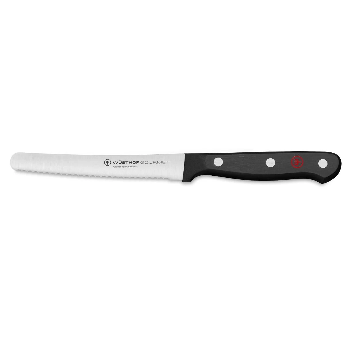 Wusthof Gourmet 4.5" Utility Knife | Serrated Rounded Tip 3 Wusthof Gourmet 4.5" Utility Knife | Serrated Rounded Tip