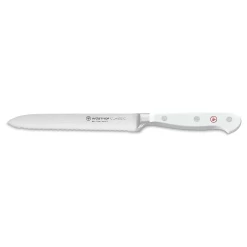 Wusthof Classic White 5" Utility Knife | Serrated