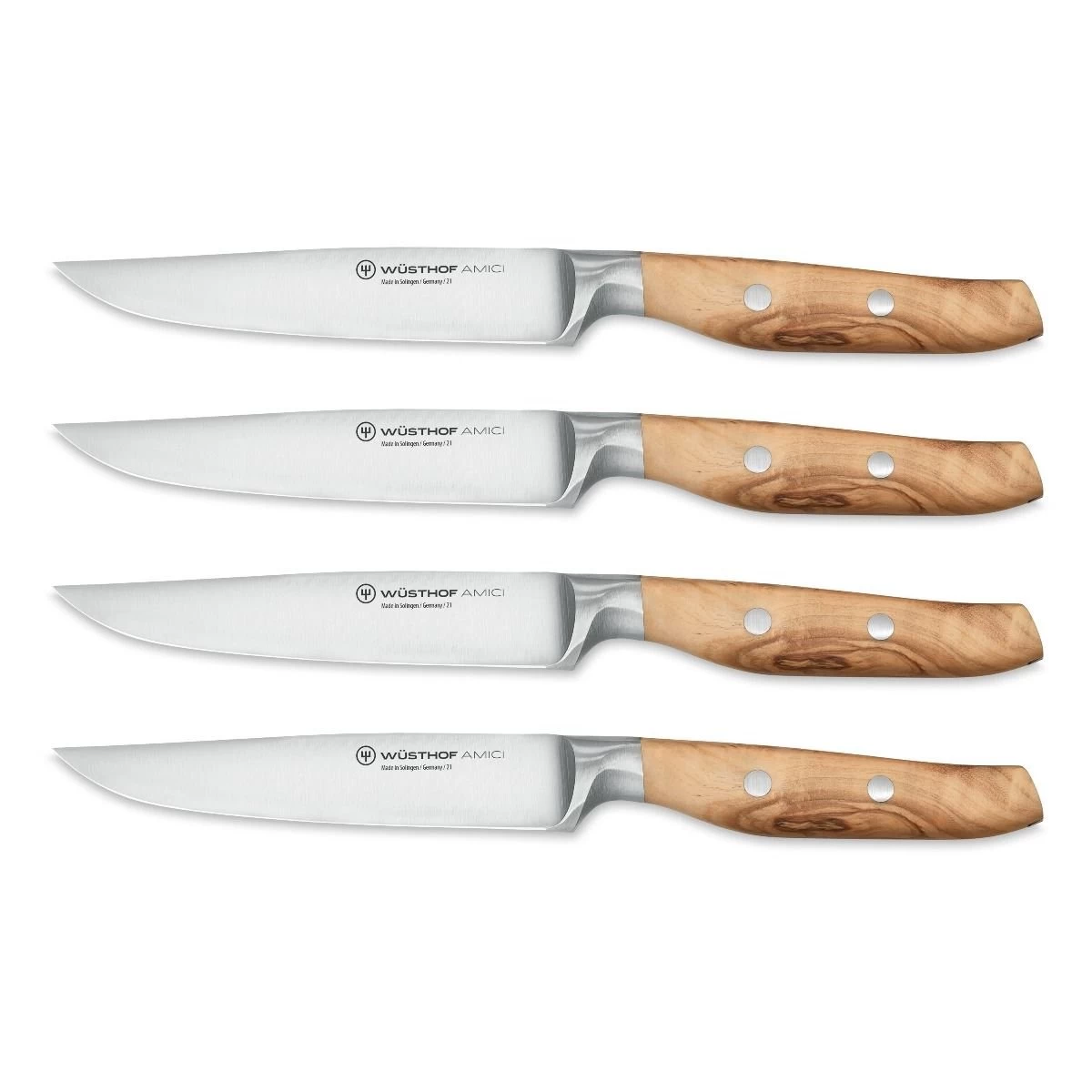 Wusthof Amici 4-Piece Steak Knife Set 3 Wusthof Amici 4-Piece Steak Knife Set