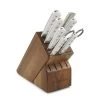 Wusthof Classic White 9-Piece Set | Acacia -Cookware & Knives Shop 1090270801 9pc knife block set 1