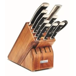 Wusthof Classic Ikon 11-Piece Knife Block Set | Acacia