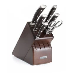 Wusthof Ikon Blackwood 7-Piece Knife Block Set
