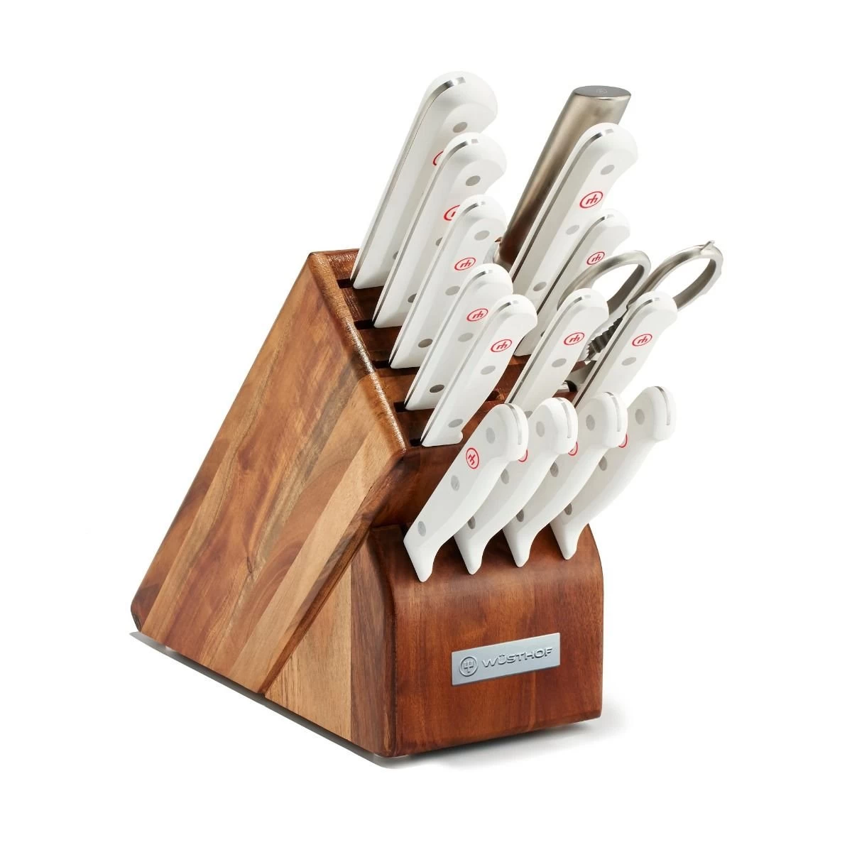 Wusthof Gourmet 16-Piece Knife Block Set | White Handles 3 Wusthof Gourmet 16-Piece Knife Block Set | White Handles
