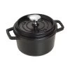 Staub 0.75 Qt. Round Cocotte/Dutch Oven | Matte Black 2 Staub 0.75 Qt. Round Cocotte/Dutch Oven | Matte Black -Cookware & Knives Shop 1101425 1