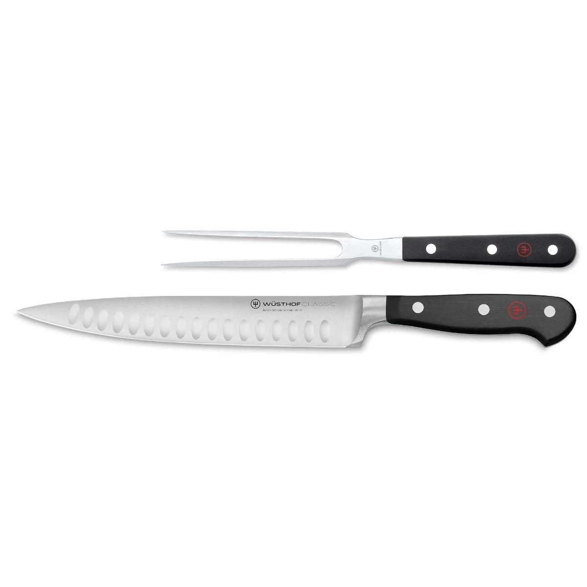 Wusthof Classic 2-Piece Carving Set | Hollow Edge 3 Wusthof Classic 2-Piece Carving Set | Hollow Edge