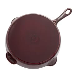 Staub 11'' Traditional Deep Skillet | Grenadine -Cookware & Knives Shop 12322887 03
