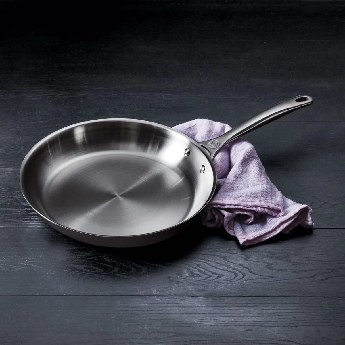 Le Creuset 12" Tri-Ply Fry Pan | Stainless Steel 6 Le Creuset 12" Tri-Ply Fry Pan | Stainless Steel - Image 4