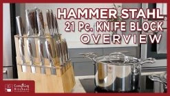 Hammer Stahl Cutlery Classic Collection 21-Piece Knife Block Set -Cookware & Knives Shop 146325 maxresdefault