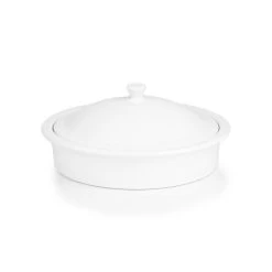 Fiesta® Small Covered Casserole/Tortilla Warmer | White