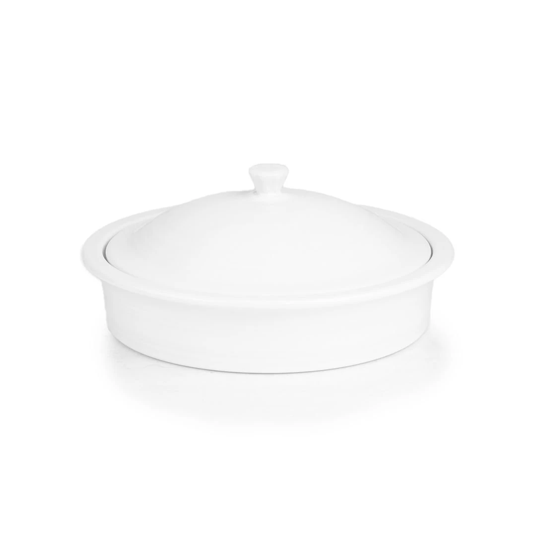 Fiesta® Small Covered Casserole/Tortilla Warmer | White 3 Fiesta® Small Covered Casserole/Tortilla Warmer | White