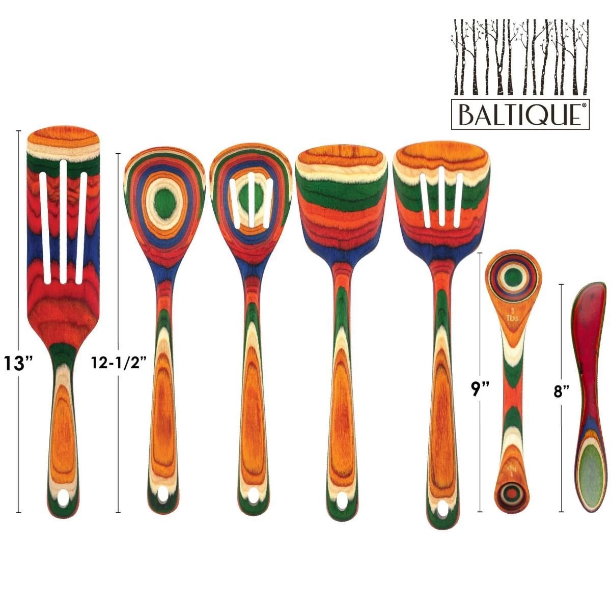 Totally Bamboo Baltique® 7-Piece Cooking Utensil Set | Marrakesh 4 Totally Bamboo Baltique® 7-Piece Cooking Utensil Set | Marrakesh - Image 2