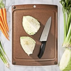 Epicurean All-in-One Series Cutting Board 10" × 7" | Nutmeg/Brown  -Cookware & Knives Shop 20x15 nutmeg aio l 1190x952 2