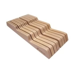 Wusthof 14-Slot In-Drawer Knife Storage Tray | Beechwood