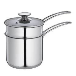 Frieling Mini Double Boiler With Glass Lid | 1.6-Quart