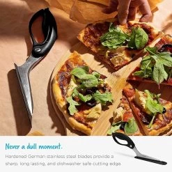 Dreamfarm Scizza Pizza Cutting Scissors | Black 13 Dreamfarm Scizza Pizza Cutting Scissors | Black -Cookware & Knives Shop 3