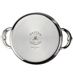 Hestan CopperBond Induction Cookware 3 Qt Covered Soup Pot -Cookware & Knives Shop 30565 hestan copperbond soup pot induction compatible stainless steel bottom