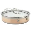 Hestan CopperBond Induction Cookware 3.5 Qt Covered Sauteuse -Cookware & Knives Shop 31599 hcb hestan copperbond 3.5 qt sauteuse with lid