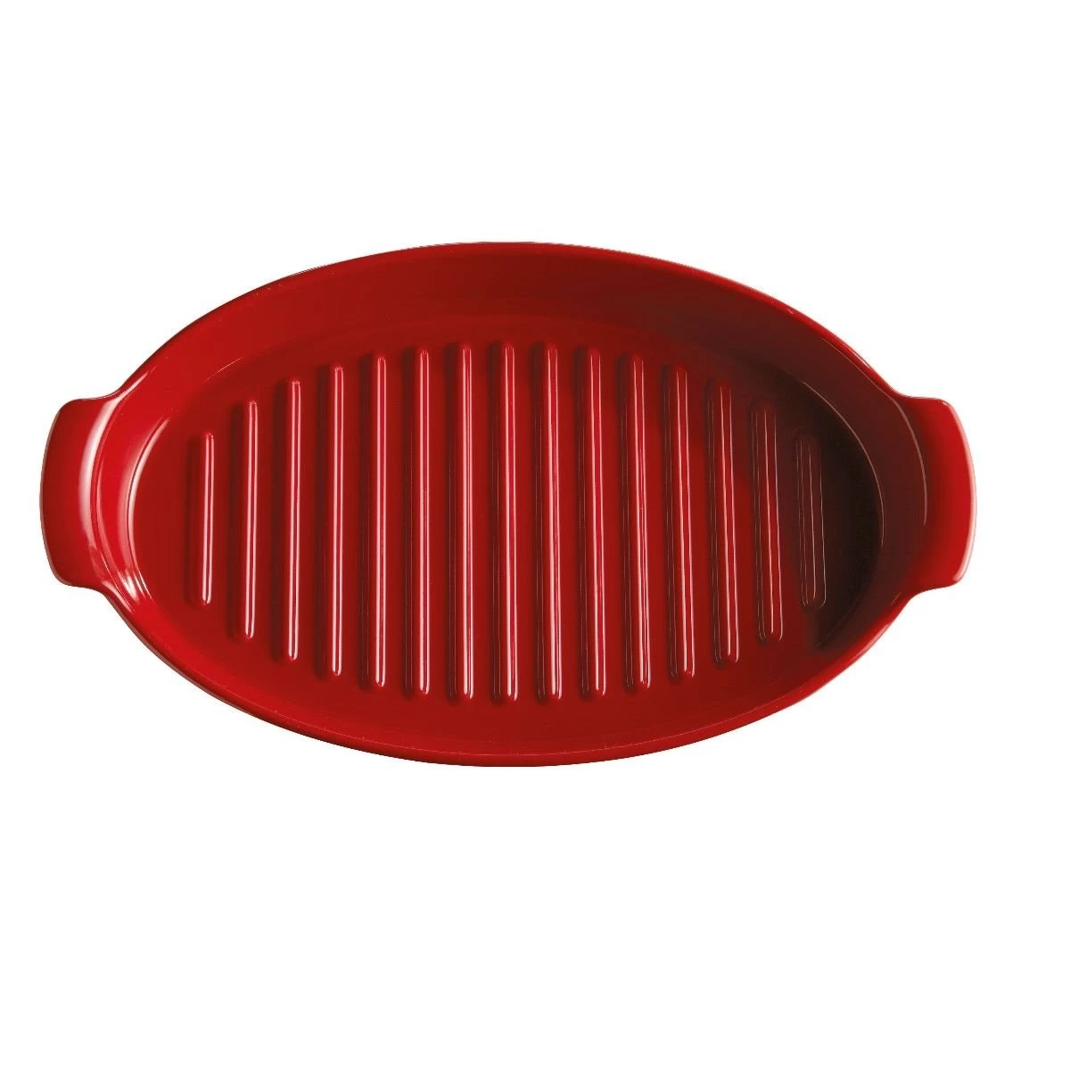 Emile Henry 16" X 9.5" Fish Steamer | Burgundy 4 Emile Henry 16" X 9.5" Fish Steamer | Burgundy - Image 2