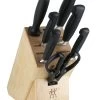 Zwilling J.A. Henckels Four Star Anniversary Knife Block Set | 8-Piece -Cookware & Knives Shop 35065 700 zwilling four star 8pc knife block set 1