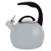 Chantal 2 Qt. Enamel-on-Steel Anniversary Collection Tea Kettle | Fog Grey 1 Chantal 2 Qt. Enamel-on-Steel Anniversary Collection Tea Kettle | Fog Grey -Cookware & Knives Shop 37 annfy grande