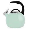 Chantal 2 Qt. Enamel-on-Steel Anniversary Collection Tea Kettle | Sage Green -Cookware & Knives Shop 37 annsa2 grande