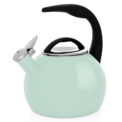 Chantal 2 Qt. Enamel-on-Steel Anniversary Collection Tea Kettle | Sage Green