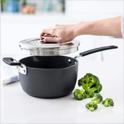 GreenPan Levels 11-Piece Nonstick Stackable Cookware Set -Cookware & Knives Shop 3 quart sauce life 2