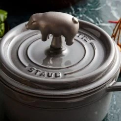 Staub Cast Iron Animal Knobs | Farm Animal Duo -Cookware & Knives Shop 40510 657 9 01 1