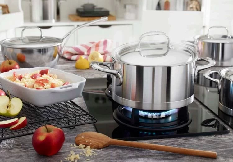 Demeyere Atlantis 9 Piece Stainless Steel Induction Cookware Set 3 Demeyere Atlantis 9 Piece Stainless Steel Induction Cookware Set