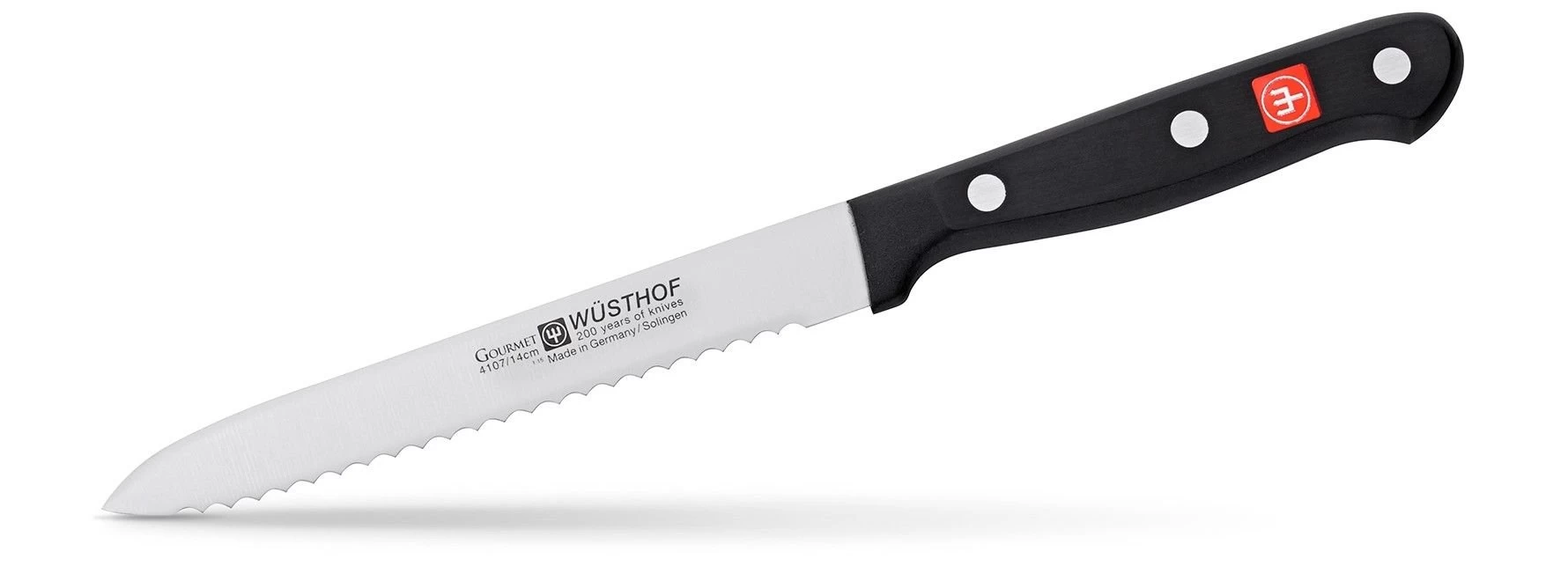 Wusthof Gourmet 5" Serrated Utility Knife 3 Wusthof Gourmet 5" Serrated Utility Knife