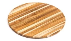 TeakHaus Edge Grain Cutting/Serving Board (Round) | 13" X 0.5"