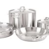 Viking 5-Ply Stainless Steel Cookware Set - 7 Piece 1 Viking 5-Ply Stainless Steel Cookware Set - 7 Piece -Cookware & Knives Shop 4515 1s07s viking professional 5 ply satin 7 piece cookware set 2