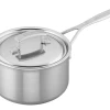 Demeyere Industry 3 Qt 5-Ply Stainless Steel Saucepan With Lid -Cookware & Knives Shop 48420 48520 demeyere industry 3 qt stainless steel sauce pan 2