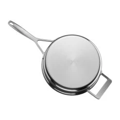 Demeyere Industry 3 Quart 5-Ply Stainless Steel Saute Pan -Cookware & Knives Shop 48424a 48524 demeyere industry 3 qt stainless steel saute pan 2