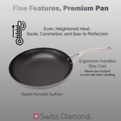 Swiss Diamond | Hard Anodized Induction 8" Nonstick Frypan 10 Swiss Diamond | Hard Anodized Induction 8" Nonstick Frypan -Cookware & Knives Shop 51yuvuuuhpl. ac sl1000 2