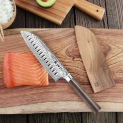 Cangshan Cutlery Haku Series 7" Santoku Knife With Sheath -Cookware & Knives Shop 5 5bc88242 5053 4b21 b117 80d2bb014f97 900x