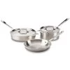 All-Clad D5 Brushed Stainless Steel Cookware Set | 5-Piece 1 All-Clad D5 Brushed Stainless Steel Cookware Set | 5-Piece -Cookware & Knives Shop 5pc