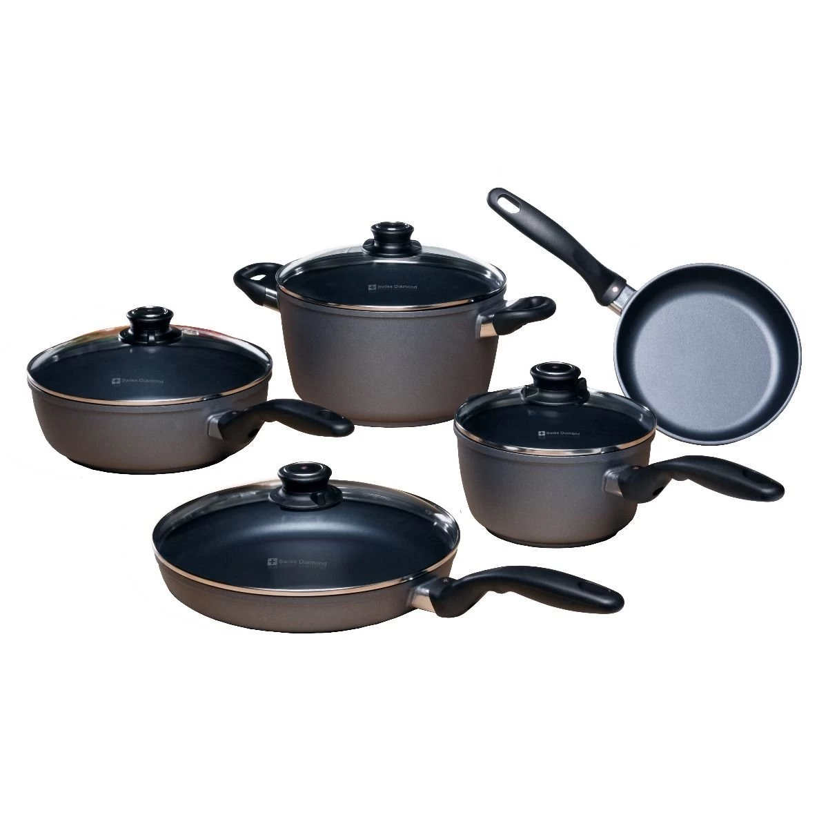 Swiss Diamond | HD 9-Piece Set - Kitchen Essentials Set 3 Swiss Diamond | HD 9-Piece Set - Kitchen Essentials Set