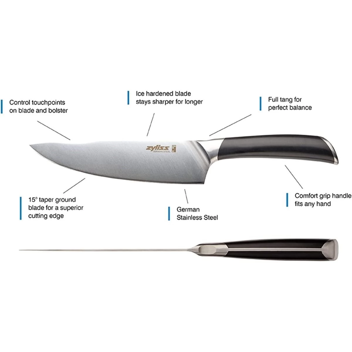 Zyliss Comfort Pro Knife Block Set | 12-Piece 5 Zyliss Comfort Pro Knife Block Set | 12-Piece - Image 3