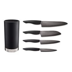 Kyocera Innovation Series Ceramic Knife Block Set: (7, 5.5", 5", 4.5" Knives) - Z212 Advanced Ceramic Knives