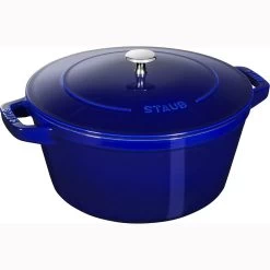 Staub Stackable Cocotte, Braiser, And Grill Pan With Lid | Dark Blue -Cookware & Knives Shop 61crxsocbhl. ac sl1500