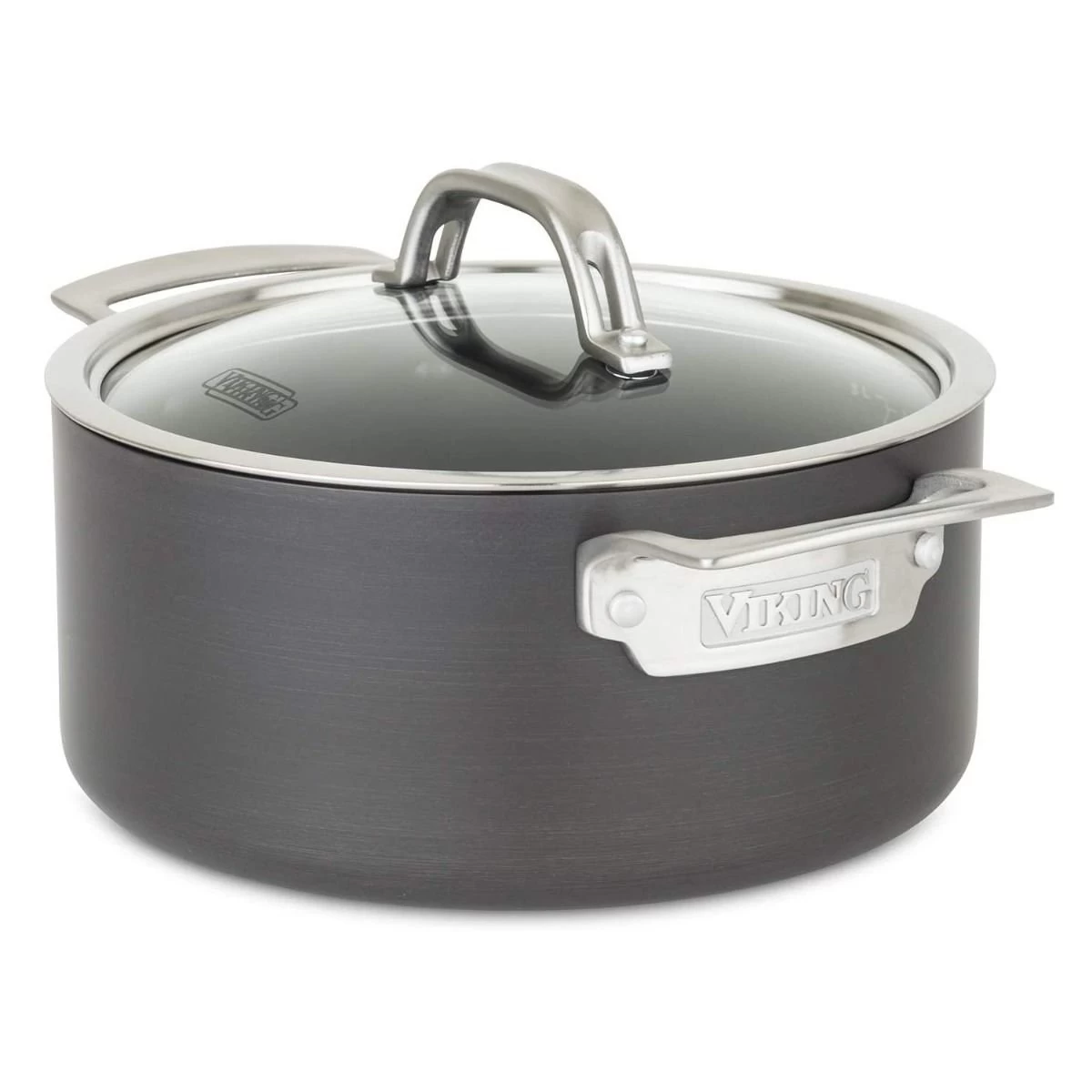 Viking Hard Anodized Nonstick Stock Pot | 4-Quart 4 Viking Hard Anodized Nonstick Stock Pot | 4-Quart - Image 2