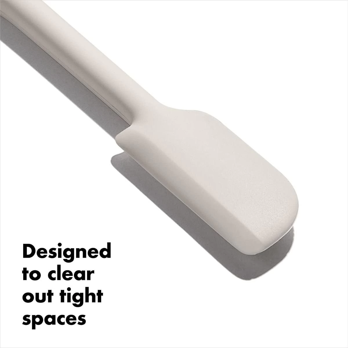 OXO Good Grips Silicone Jar Spatula | Oat 4 OXO Good Grips Silicone Jar Spatula | Oat - Image 2