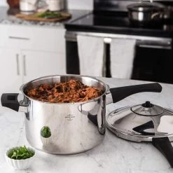 Kuhn Rikon Duromatic® Stainless Steel Pressure Saucepan | 3.7 Qt. 10 Kuhn Rikon Duromatic® Stainless Steel Pressure Saucepan | 3.7 Qt. -Cookware & Knives Shop 61st xzs tl. ac sl1200